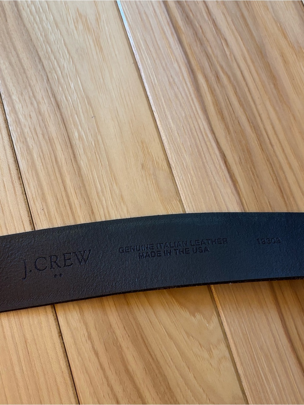 J. Crew Brown Leather Belt Size 36 - Picture 10 of 10